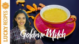 Goldene Milch Rezept  Frischer Kurkuma amp Kurkuma Paste  Ayurvedische Rezepte [upl. by Atiana]