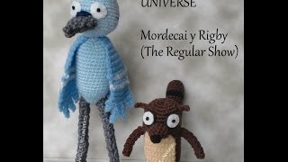 Regular Show Mordecai amp Rigby by Amigurumi Universe [upl. by Adoc29]