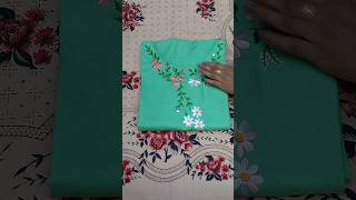 Hand Embroidery Dress Design  Kameez Design [upl. by Amihc447]