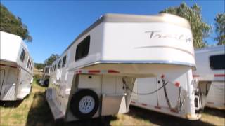 2014 Trails West Sierra 5x5 3 Horse Trailer [upl. by Burley97]