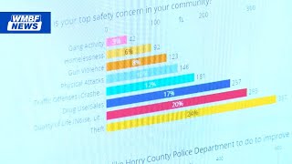 Horry County Police Department survey shows biggest concerns in the community [upl. by Gader]