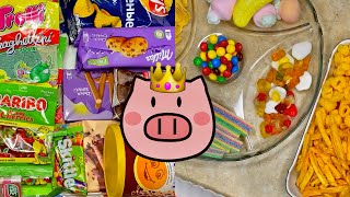 Arranging shopping  Filling platters with sweets  asmr [upl. by Nho714]