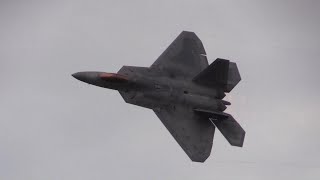 F22 Raptor Demonstration  2023 NAS Oceana Air Show [upl. by Fortin179]