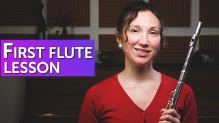 YOUR FIRST FLUTE LESSON  The Flute Channel TFC [upl. by Aleafar]