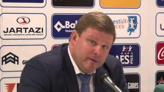 Persbabbel Hein Vanhaezebrouck na KAA Gent  KV Kortrijk [upl. by Lovich]