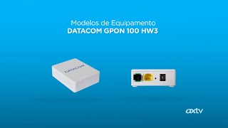 Modelos de Equipamento DATACOM GPON 100 HW3 [upl. by Shana912]