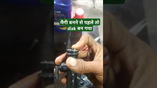 How repair rear disk NS 200 । How fitting major kit Pulsar ns 200 । shorts [upl. by Hamrah]