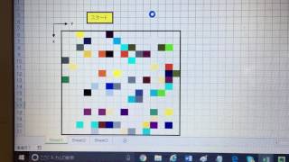 Excel VBA アニメーション、Rnd 関数を使ってセルの色を変えてキラキラさせる② [upl. by Munshi]