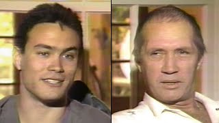 Brandon Lee and David Carradine comment on Kung Fu 1986 [upl. by Ittap318]