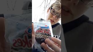 Trying a hostess cupcake rating food [upl. by Neille]