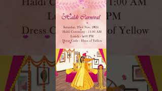 54 Sikh Wedding Invitation [upl. by Malissia494]