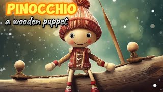 Pinocchio story for kids in English  A wooden puppet story  fairy tales  Bedtime Wonderworld [upl. by Sualkcin]