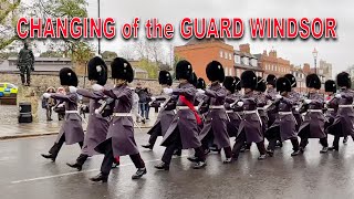 WINDSOR CASTLE GUARD 1st Battalion Welsh Guards NEW 💂‍♀️ [upl. by Adnwahsar]