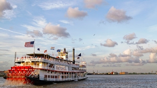 Evening Cruise on the Steamboat Natchez in New Orleans Louisiana [upl. by Norm382]