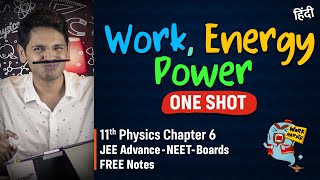 Work Energy and Power Class 11 Physics full chapter One shot Crash Course for NEET amp JEE [upl. by Ahsiuqel]