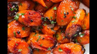 Brown Butter Garlic Honey Glazed Carrots [upl. by Eceeryt310]