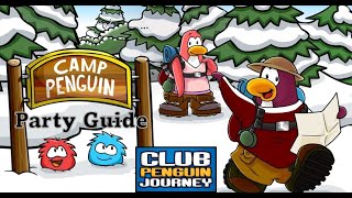 Club Penguin Journey  The ULTIMATE Camp Penguin Party Guide New Pin Custom Shop Free Items [upl. by Lodhia]