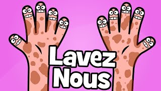 Lavezvous les mains  Hourra Chansons Pour Enfants  musique pour enfants et vidéos éducatives [upl. by Adnotal122]