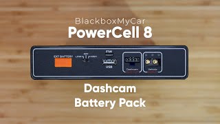 BlackboxMyCar PowerCell 8 Dashcam Battery Pack Review  Testing [upl. by Nnayhs]