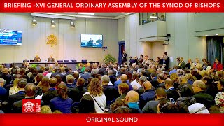 BriefingXVI General Ordinary Assembly of the Synod of Bishops 11 October 2023 [upl. by Foskett]