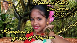 All Majuli Assamese Dance competition 202324Quater Final [upl. by Annerol]