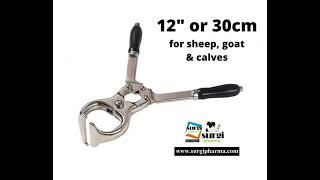 Burdizzo Castrator for Castration of animals  Bloodless Castration for your farm animals [upl. by Braasch]