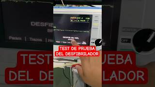 Test de prueba del desfibrilador enfermeria estudiantedeenfermeria cuidadosdeenfermería [upl. by Millhon558]