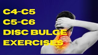 C4C5 amp C5C6 Disc bulge exercises  Cervical spondylitis exercises [upl. by Adnahc]