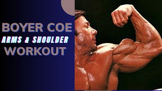 Boyer Coe Arms amp Shoulder Workout  Boyer Coe Workout Routine  Old School Bodybuilding [upl. by Koffman]