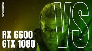 RX 6600 VS GTX 1080  RX 6600 benchmark in 11 GAMES 1080p 1440p 4K [upl. by Ellenohs912]