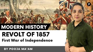 Revolt of 1857  Sepoy Mutiny  First war of Independence ParchamClasses​ [upl. by Sally]