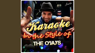 Back Stabbers In the Style of the Ojays Karaoke Version [upl. by Malone960]