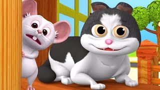 Meow Meow Billi Karti  Kids Poems In Hindi  Hindi Balgeet  म्याऊँ म्याऊँ  Super Kids Network [upl. by Billmyre997]