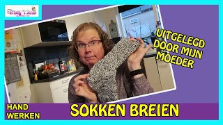 SOKKEN BREIEN TUTORIAL NEDERLANDS [upl. by Aitetel220]