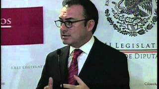 Conferencia de Prensa de Luis Videgaray Secretario de Hacienda y Crédito Público [upl. by Madonia]