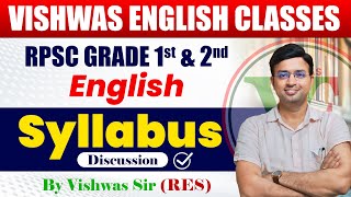 quotGrade 1st amp 2nd English Syllabus Discussion By Vishwas Sir RES [upl. by Prud]