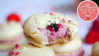 Black Currant Macarons Recipe  How to Make Macarons from Scratch [upl. by Linnette]