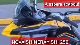 Nova SHINERAY SHI 250 2025  a espera acabou [upl. by Naedan]