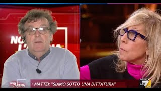 Vaccini scontro tra Ugo Mattei e Sandra Amurri quotSi è messa a sbraitarequot [upl. by Aneerehs]