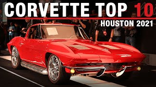 CORVETTE TOP 10 Bestselling Corvettes from the Inaugural Houston Auction 2021 [upl. by Ylam]