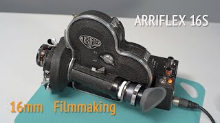 16mm Filmmaking  Arri 16 Arriflex 16S Camera [upl. by Nannek]