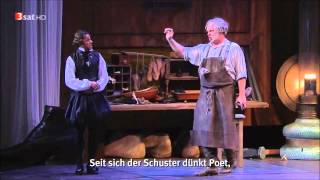 Meistersinger  Baritone Markus Werba as Sixtus Beckmesser [upl. by Haroved]