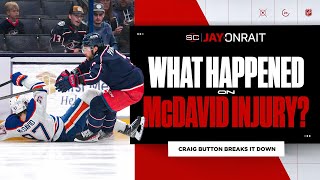 What stood out about play that saw McDavid leave game with injury [upl. by Eneiluj]