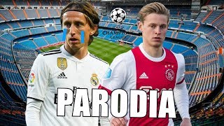 Canción Ajax vs Real Madrid 41 Parodia Demarco FlamencoLa isla del Amor [upl. by Braunstein]