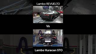 Lamborghini REVUELTO Vs Lamborghini Huracan lamborghini supercars shorts youtubeshorts [upl. by Nanyt]