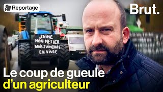 Manif des agriculteurs  betteravier dans lOise Alexis explique les raisons de la colère [upl. by Onaimad]