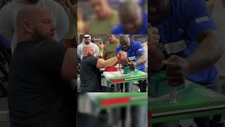 Professional Armwrestler vs Khaled Iron Grip armwrestling strength bodybuilding [upl. by Napier238]