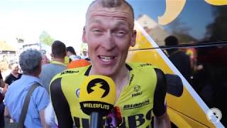 Robert Gesink eerste renner JumboVisma quotAls je zo sterk kunt finishen chapeauquot  WIELERFLITS [upl. by Crean]