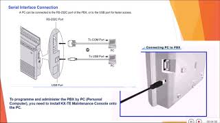 PANASONIC KXTES 824 INITIAL SETTING AND PC PROGRAMMING Part 1 [upl. by Oahc]