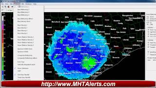 GRLevel3 How to use the Radar Software [upl. by Pen]